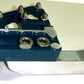 1001-24-TMRB-690-22-BL - Blue Folding Tip Brake Pedal Assembly